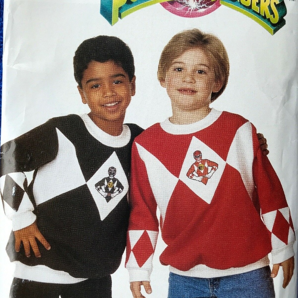 Butterick 4067 Sewing Pattern Power Rangers - Picture 4 of 4